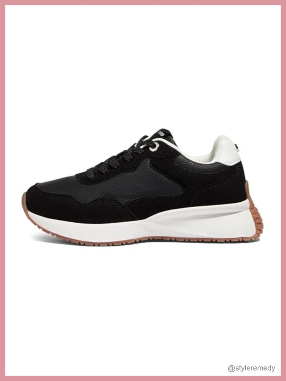 Women's Fashion Platform Sneakers Comfortable Breathable Lace-Up Walking